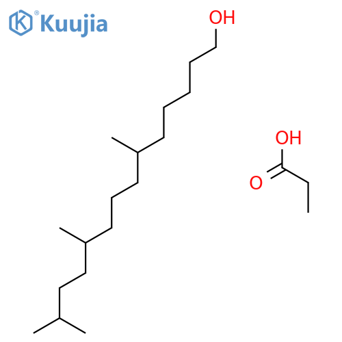 1-Tetradecanol, 6,10,13-trimethyl-, propanoate structure