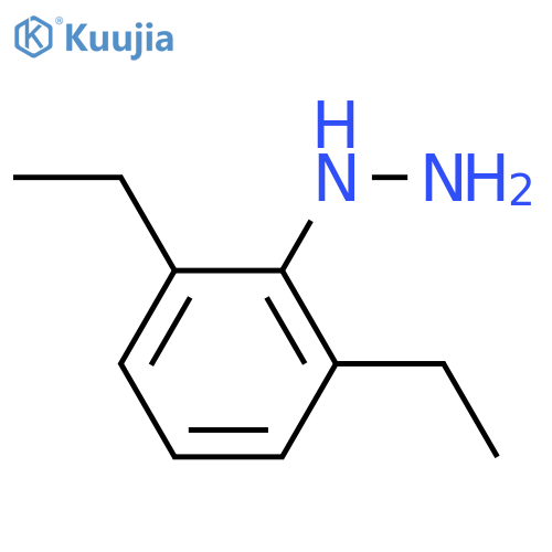 (2,6-Diethylphenyl)hydrazine structure