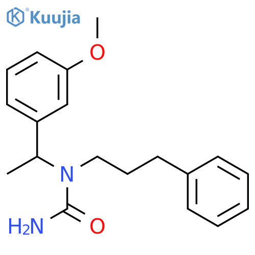 Urea, N-[1-(3-methoxyphenyl)ethyl]-N-(3-phenylpropyl)- structure