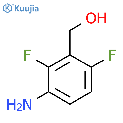 Benzenemethanol,3-amino-2,6-difluoro- structure