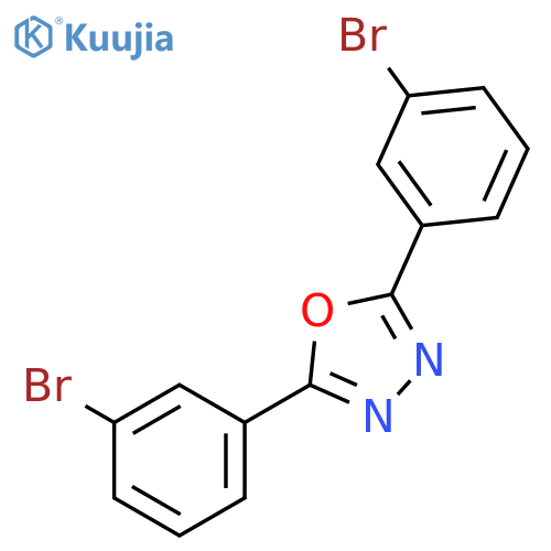 2,5-Bis(3-bromophenyl)-1,3,4-oxadiazole structure
