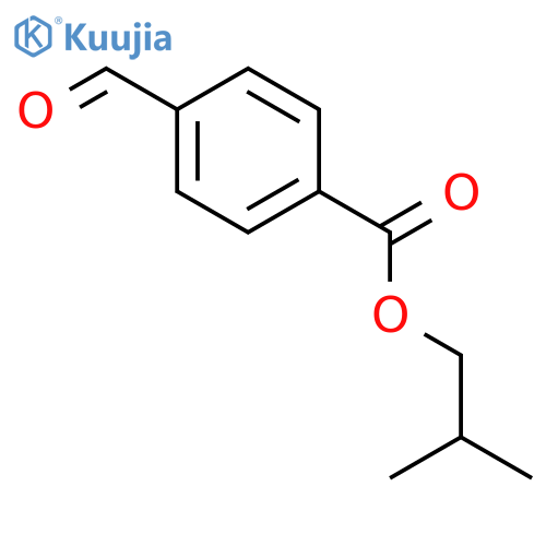 BENZOIC ACID, 4-FORMYL-, 2-METHYLPROPYL ESTER structure