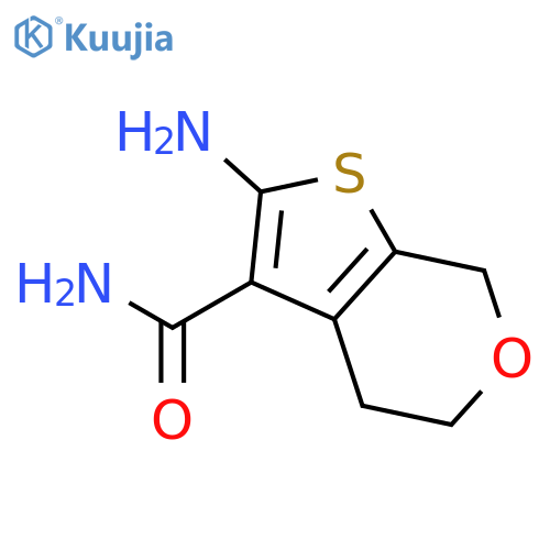 2-amino-4,7-dihydro-5h-thieno2,3-cpyran-3-carboxylic Acid amide structure