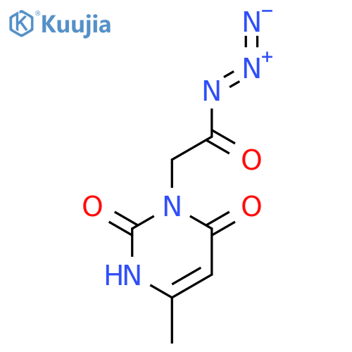 1(2H)-PYRIMIDINEACETYL AZIDE, 3,6-DIHYDRO-4-METHYL-2,6-DIOXO- structure