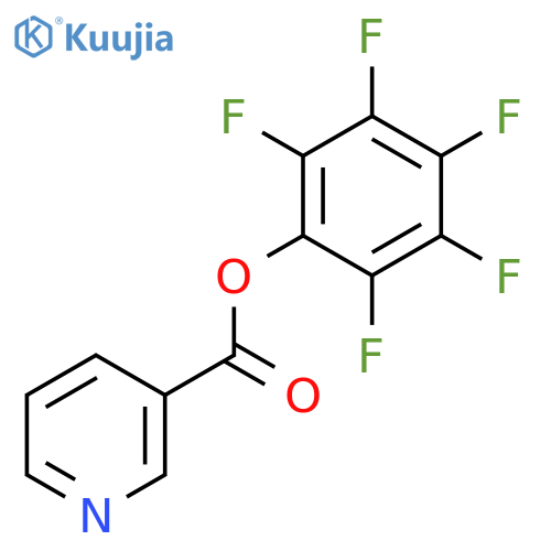 Pentafluorophenyl nicotinate structure