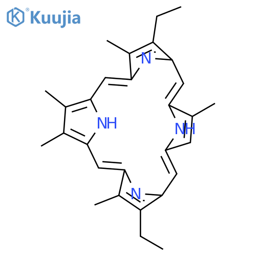 21H,23H-Porphine, 8,17-diethyl-2,3,7,12,18-pentamethyl- structure