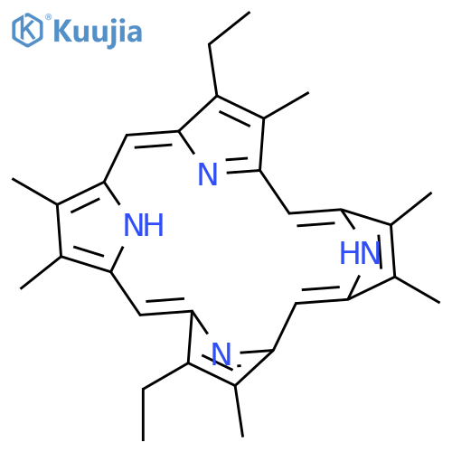 21H,23H-PORPHINE, 7,18-DIETHYL-2,3,8,12,13,17-HEXAMETHYL- structure