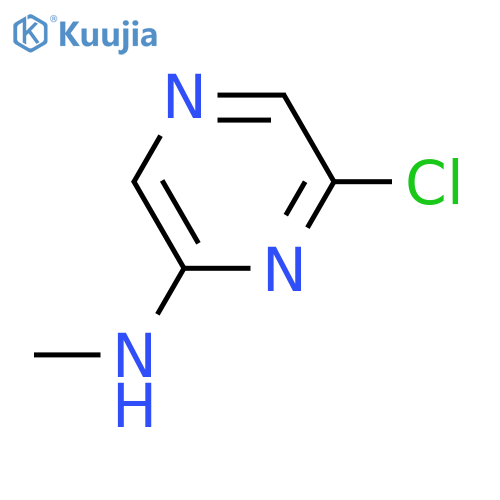 2-Chloro-6-methylaminopyrazine structure