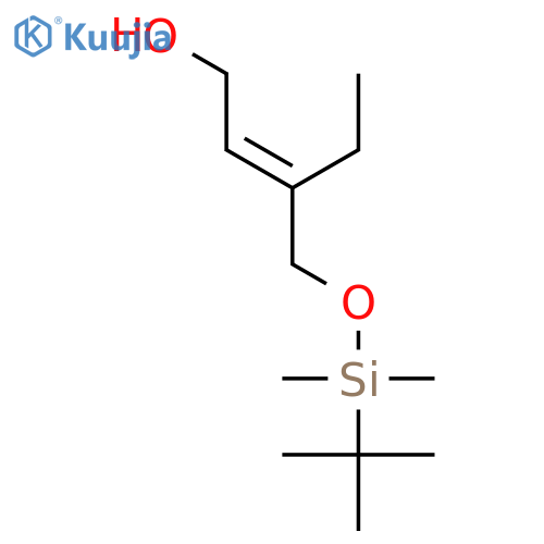 2-PENTEN-1-OL, 3-[[[(1,1-DIMETHYLETHYL)DIMETHYLSILYL]OXY]METHYL]- structure