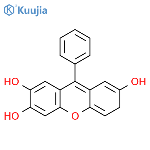 3H-Xanthene-2,6,7-triol, 9-phenyl- structure