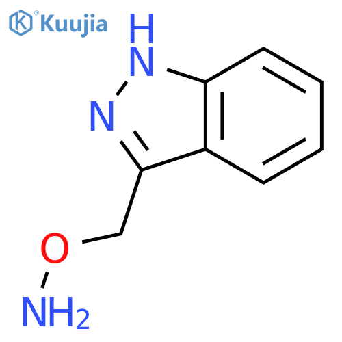 O-(1H-indazol-3-yl)methylhydroxylamine structure