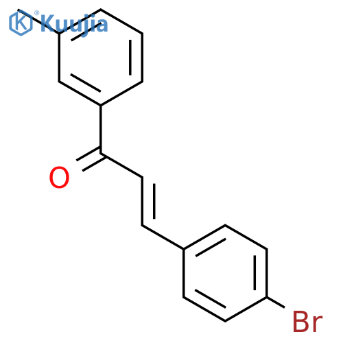 2-PROPEN-1-ONE, 3-(4-BROMOPHENYL)-1-(3-METHYLPHENYL)- structure