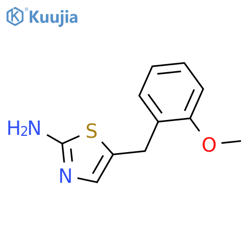 5-(2-methoxy-benzyl)-thiazol-2-ylamine structure