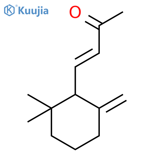 3-Buten-2-one, 4-(2,2-dimethyl-6-methylenecyclohexyl)-, (E)- structure