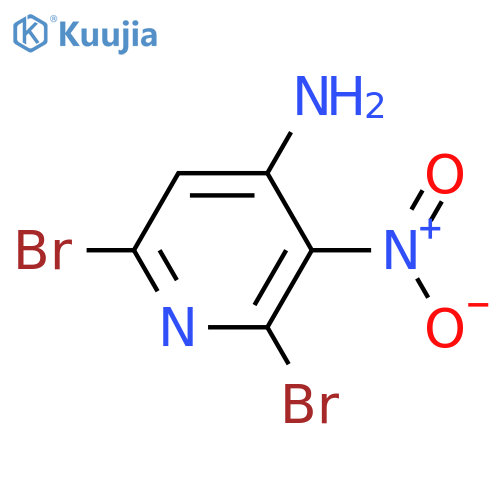 4-Amino-2,6-Dibromo-3-Nitropyridine structure