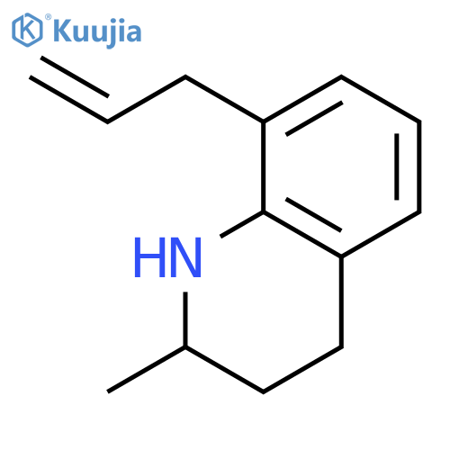 QUINOLINE, 1,2,3,4-TETRAHYDRO-2-METHYL-8-(2-PROPENYL)- structure
