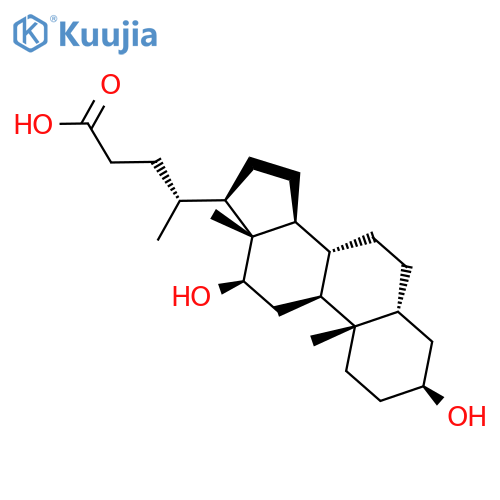 3β,12β-Dihydroxy-5β-cholanoic Acid structure