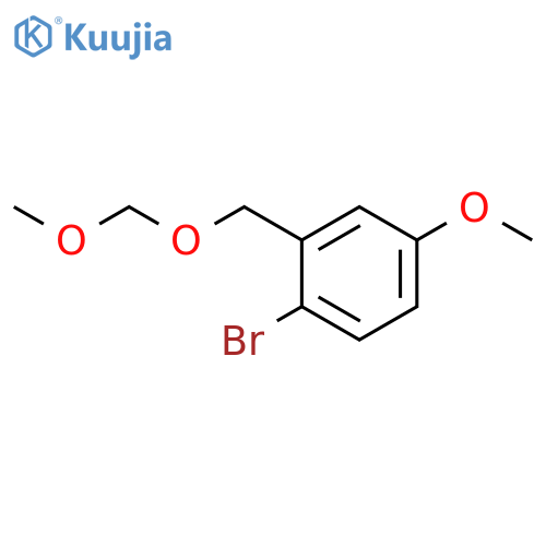 BENZENE, 1-BROMO-4-METHOXY-2-[(METHOXYMETHOXY)METHYL]- structure