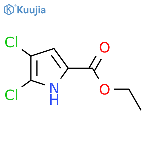 Ethyl 4,5-dichloro-1H-pyrrole-2-carboxylate structure