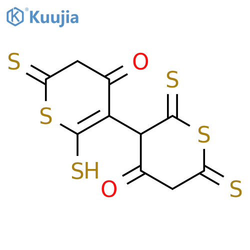 2,3,5,5',6,6'-hexahydro-2'-mercapto-2,6,6'-trithioxo[3,3'-bi-4h-thiopyran]-4,4'-dione structure