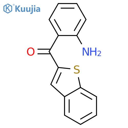 METHANONE, (2-AMINOPHENYL)BENZO[B]THIEN-2-YL- structure