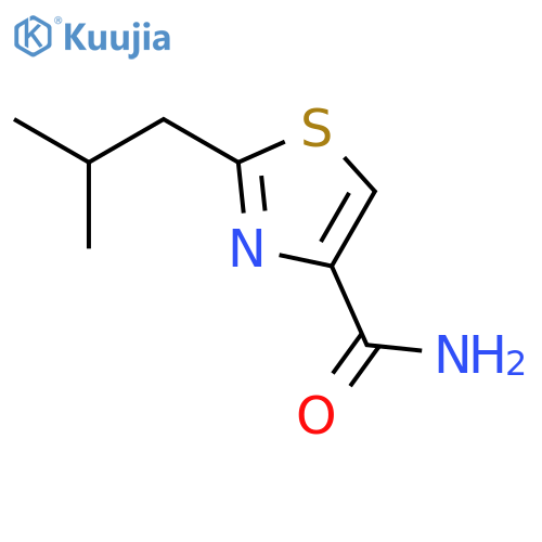 4-THIAZOLECARBOXAMIDE, 2-(2-METHYLPROPYL)- structure