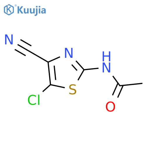 ACETAMIDE, N-(5-CHLORO-4-CYANO-2-THIAZOLYL)- structure