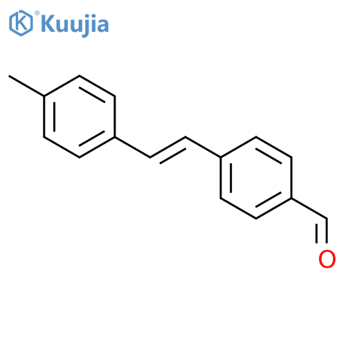 Benzaldehyde, 4-[2-(4-methylphenyl)ethenyl]- structure