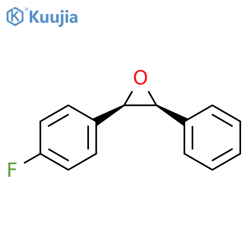Oxirane, 2-(4-fluorophenyl)-3-phenyl-, (2R,3S)-rel- structure
