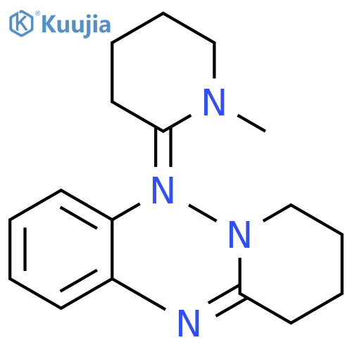 N-[(2E)-1-methylpiperidin-2-ylidene]-N'-[(2Z)-1-methylpiperidin-2-ylidene]benzene-1,2-diamine structure