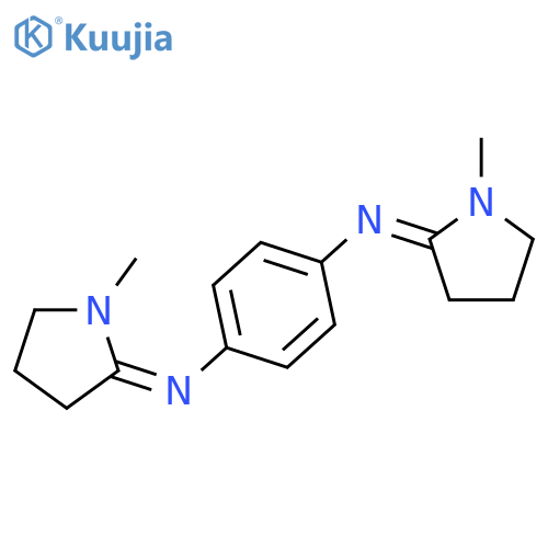 1,4-Benzenediamine,N1,N4-bis(1-methyl-2-pyrrolidinylidene)- structure