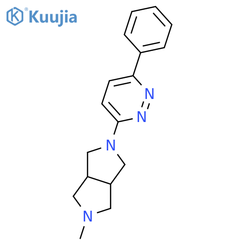 2-Methyl-5-(6-phenylpyridazin-3-yl)octahydropyrrolo[3,4-c]pyrrole structure