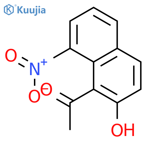 1-(2-Hydroxy-8-nitronaphthalen-1-yl)ethan-1-one structure