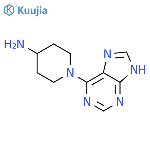 1-(9H-purin-6-yl)-4-Piperidinamine structure