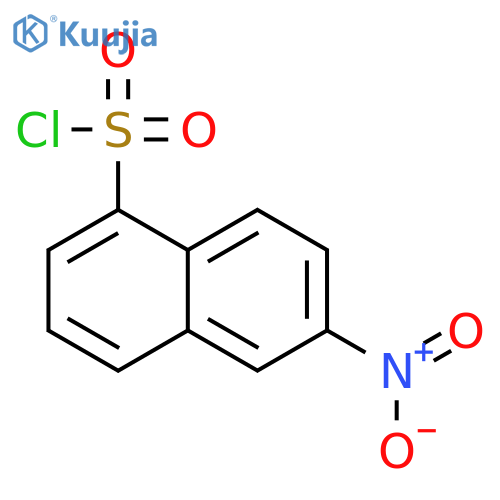 1-NAPHTHALENESULFONYL CHLORIDE, 6-NITRO- structure