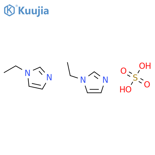1H-IMIDAZOLE, 1-ETHYL-, SULFATE (2:1) structure