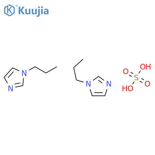 1H-IMIDAZOLE, 1-PROPYL-, SULFATE (2:1) structure