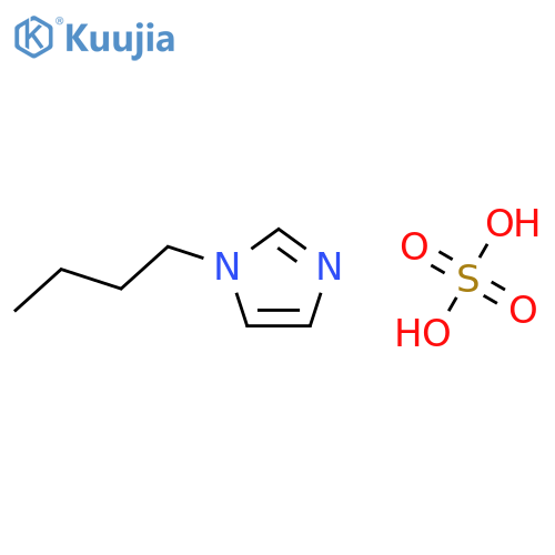 1H-Imidazole, 1-butyl-, sulfate (1:1) structure