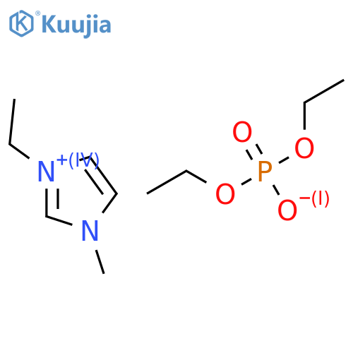 1-Ethyl-3-methylimidazolium Diethyl Phosphate structure