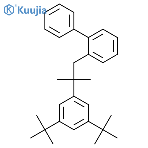 1,1'-BIPHENYL, 2-[2-[3,5-BIS(1,1-DIMETHYLETHYL)PHENYL]-2-METHYLPROPYL]- structure
