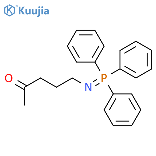 2-PENTANONE, 5-[(TRIPHENYLPHOSPHORANYLIDENE)AMINO]- structure