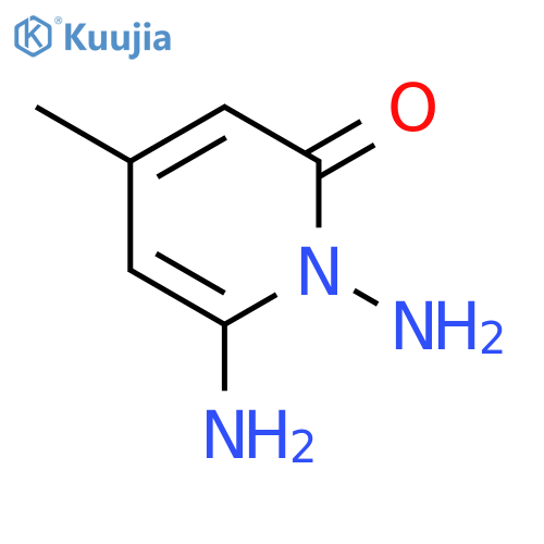 1,6-Diamino-4-methyl-1H-pyridin-2-one structure