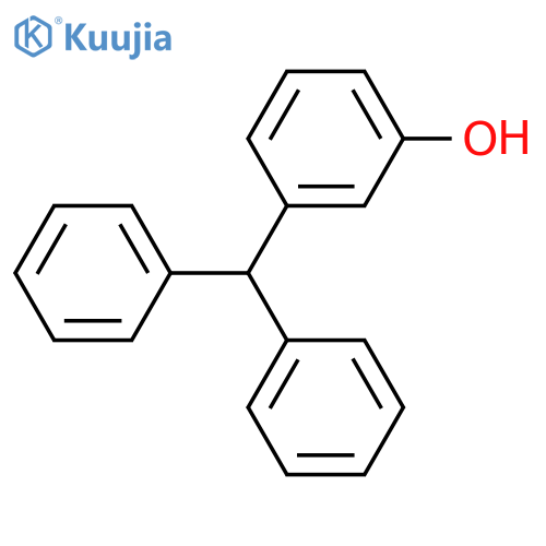 Phenol,3-(diphenylmethyl)- structure