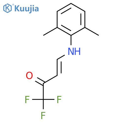 3-Buten-2-one, 4-[(2,6-dimethylphenyl)amino]-1,1,1-trifluoro- structure