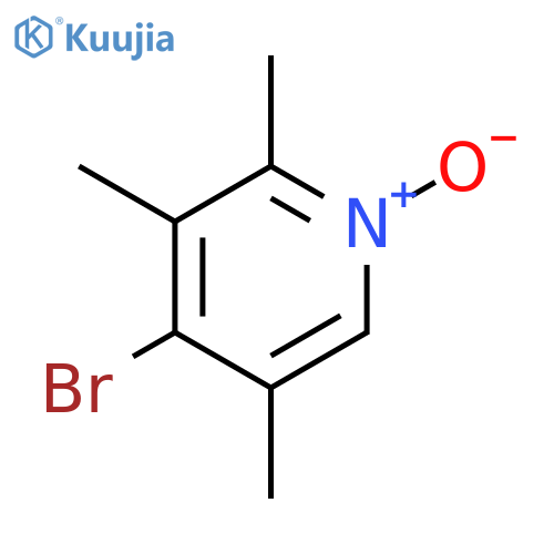 4-Bromo-2,3,5-trimethylpyridine 1-oxide structure