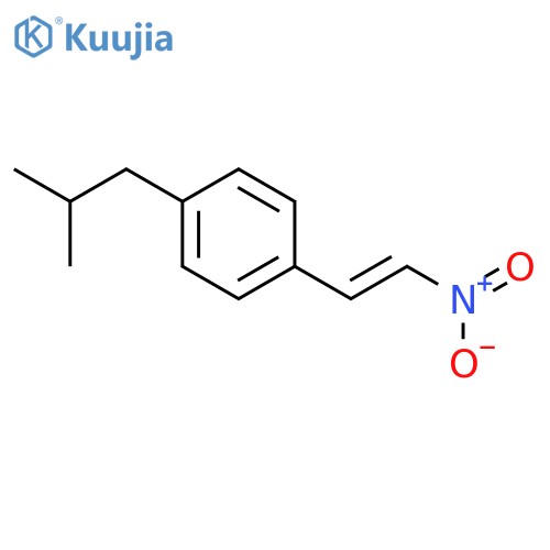 1-(2-methylpropyl)-4-(2-nitroethenyl)benzene structure