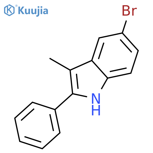 5-Bromo-3-methyl-2-phenyl-1H-indole structure