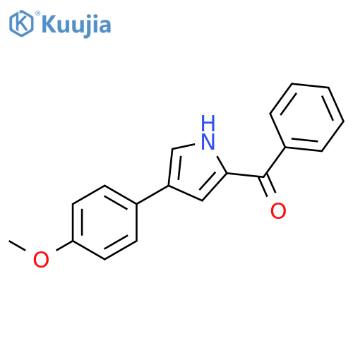 Methanone, [4-(4-methoxyphenyl)-1H-pyrrol-2-yl]phenyl- structure