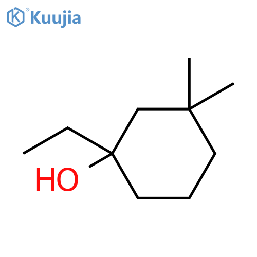 Cyclohexanol, 1-ethyl-3,3-dimethyl- structure