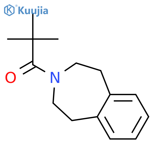 1H-3-BENZAZEPINE, 3-(2,2-DIMETHYL-1-OXOPROPYL)-2,3,4,5-TETRAHYDRO- structure